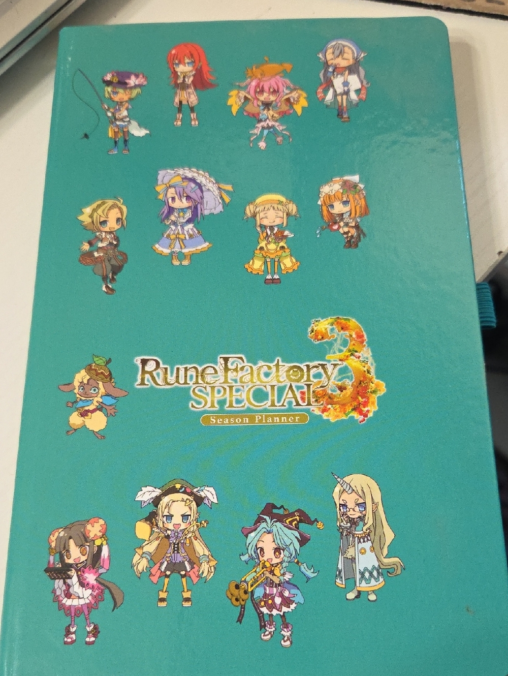 Rune Factory 3 Special Season Planner - Teal Character Cover